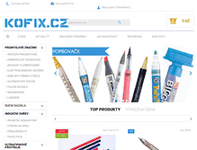 Tablet Screenshot of kofix.cz